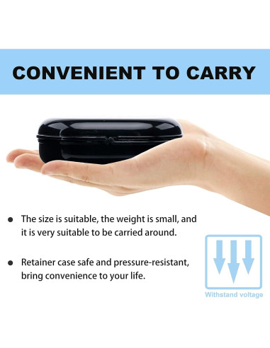 Estuche para Retenedores Hoewina 6 Pcs Colores Variados 8x8.1 cm