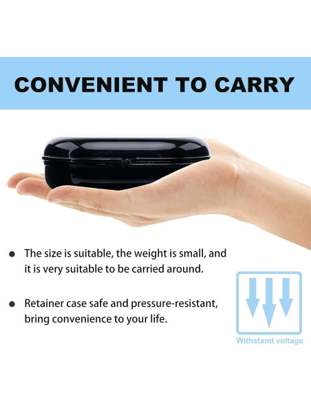 Estuche para Retenedores Hoewina 6 Pcs Colores Variados 8x8.1 cm