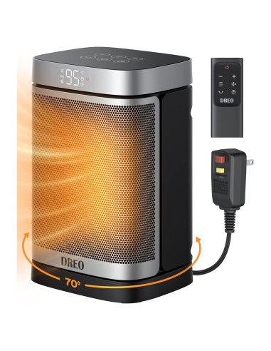 Calefactor Dreo 1500W Portátil para Baño y Hogar, Oscilante