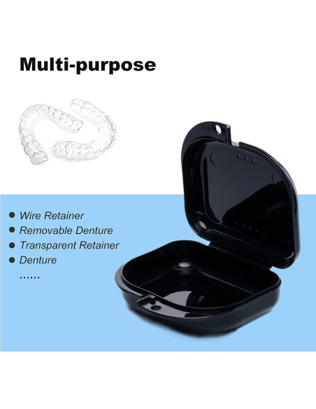 Estuche para Retenedores Hoewina 6 Pcs Colores Variados 8x8.1 cm