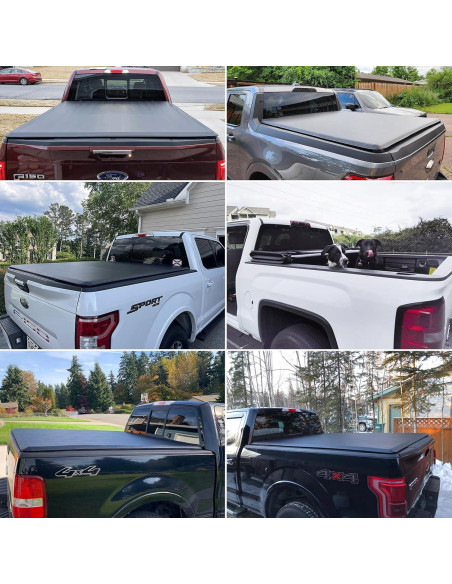 Cubierta Tonneau Vinilo Suave Kikito Tacoma 2016-2025 5ft