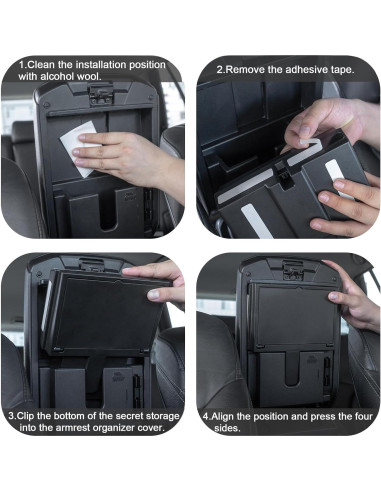 Caja de Almacenamiento Oculta JDMCAR para Toyota 4Runner 2010-2024