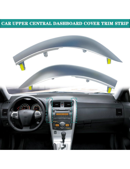 Tira Cubierta Tablero Central Toyota Corolla 2009-2013 YzusGomumu