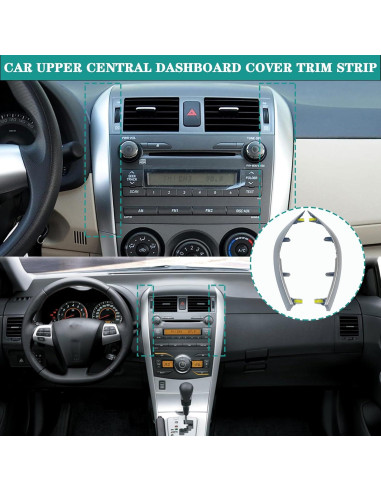 Tira Cubierta Tablero Central Toyota Corolla 2009-2013 YzusGomumu