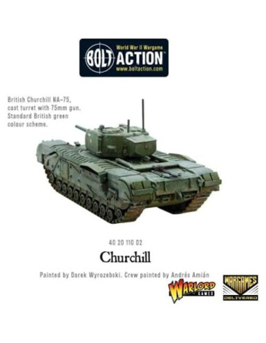Tanque Churchill Británico Wargames Delivered 28mm Miniaturas