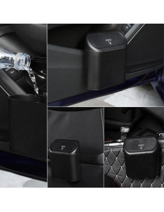 Basurero de Auto con Tapa MG Mega Oto Market Negro 2