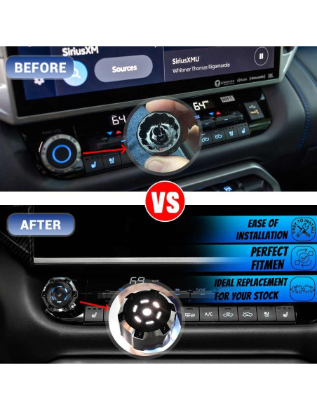 Perilla de Radio Xomzema para Toyota Tundra/Sequoia 2022-2025