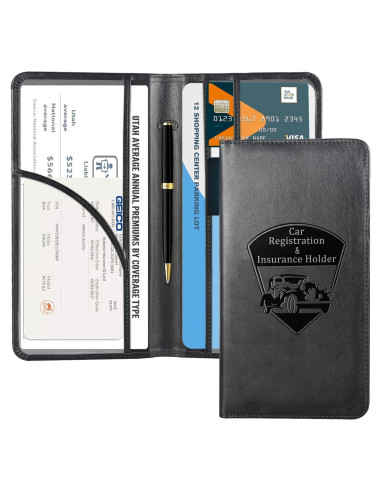 Portafolio de Documentos de Auto CoBak Suvelam - Negro