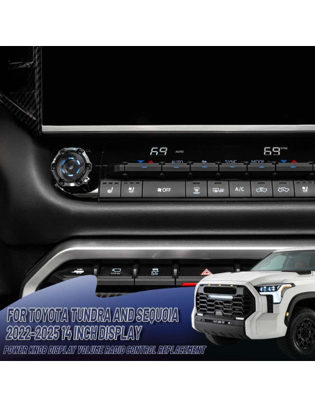 Perilla de Radio Xomzema para Toyota Tundra/Sequoia 2022-2025
