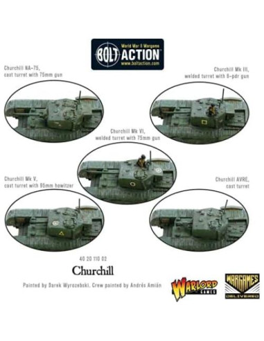 Tanque Churchill Británico Wargames Delivered 28mm Miniaturas