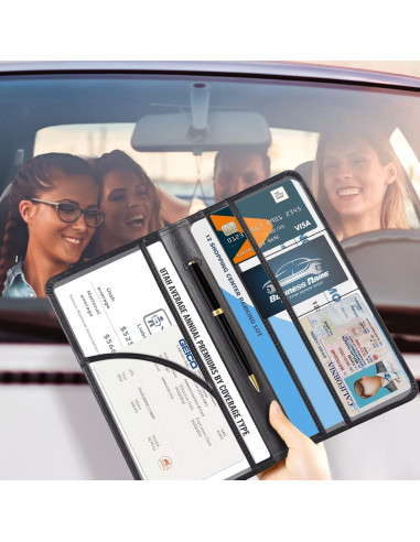 Portafolio de Documentos de Auto CoBak Suvelam - Negro