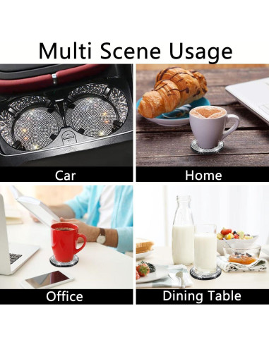 Posavasos Universales Antideslizantes NBTEPEM 2 pcs Blanco