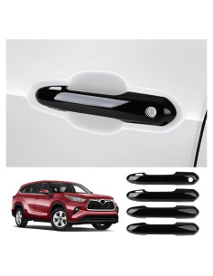 Cubierta de Manija de Puerta LUNQIN para Toyota RAV4 2019-2025
