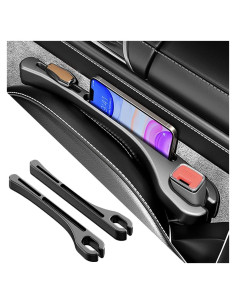 Organizador de Asiento de Coche SSNNUU 2PCS Negro