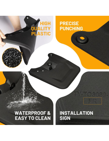 Guardabarros LINGHANG para Toyota Tacoma 2024 2025 4PCS