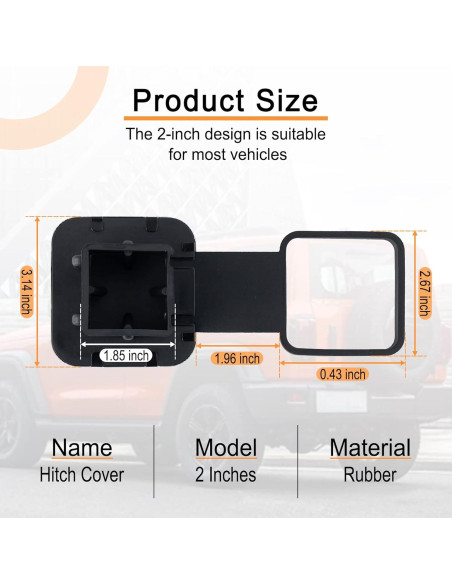 Cubierta de Enganche SINGARO 2" Bandera Americana