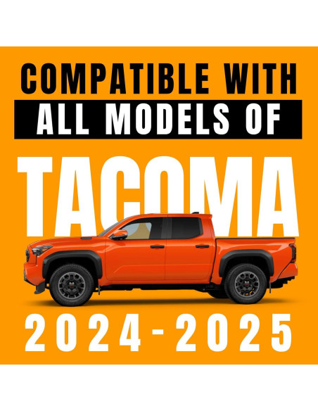 Guardabarros LINGHANG para Toyota Tacoma 2024 2025 4PCS