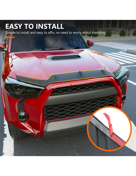 Deflector de Capó Powoq TPE para Toyota 4Runner 2010-2024
