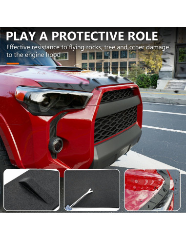 Deflector de Capó Powoq TPE para Toyota 4Runner 2010-2024