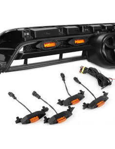 Luces de Parrilla LED 4 PCS Seven Sparta Ámbar para Toyota 4Runner 2020-2024 2
