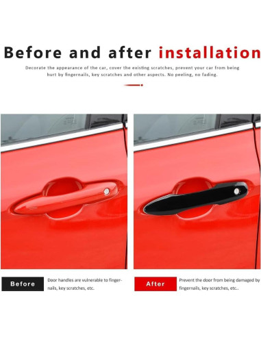 Cubierta de Manija de Puerta DLOVEG para Toyota Camry 2018-2025