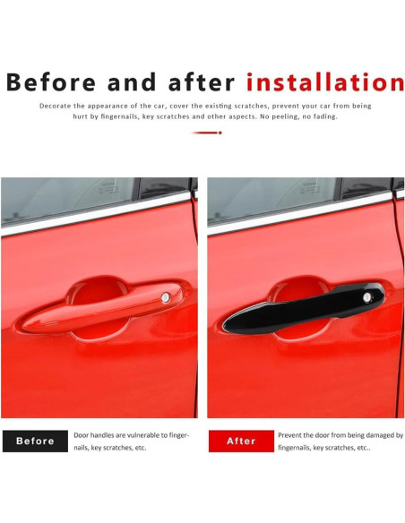 Cubierta de Manija de Puerta DLOVEG para Toyota Camry 2018-2025