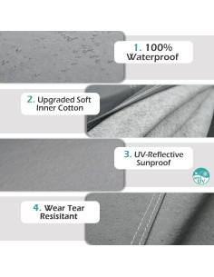 Funda de Coche GUNHYI Ajuste Personalizado Toyota Corolla Cross 2022-2025 2