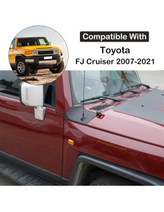 Cubierta de Recorte Aunginsy para Toyota FJ Cruiser 2007-2021 2