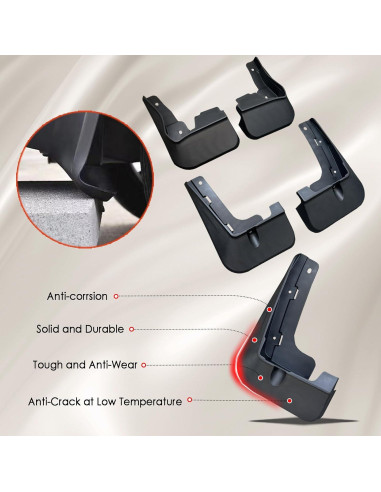 Guardabarros KEAIDAP para Toyota Camry LE XLE 2025 - 4 Piezas