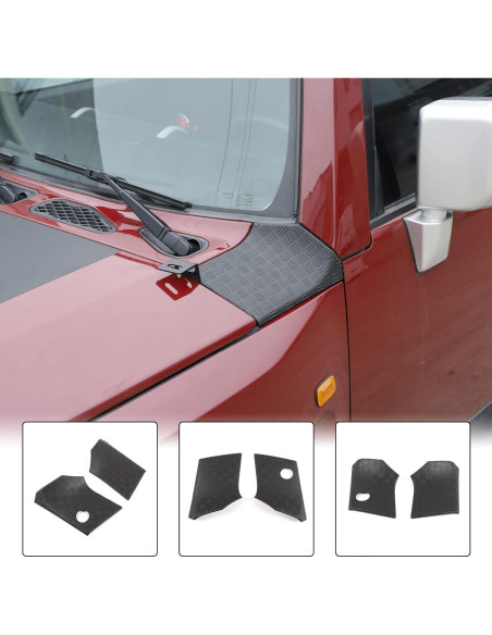 Cubierta de Recorte Aunginsy para Toyota FJ Cruiser 2007-2021