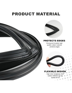 Sello de goma para parabrisas Toyota Hilux 1984-1988 2