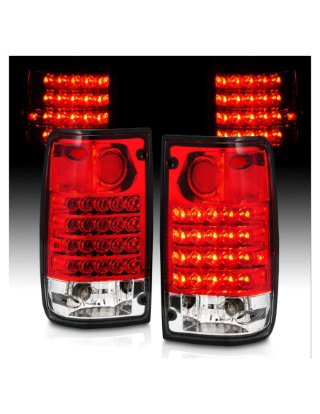 Luces Traseras LED Rojas AmeriLite para Toyota Pickup 89-95