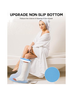 Cubierta de Yeso Impermeable DNEOUXI XL Extra Ancha para Ducha 2