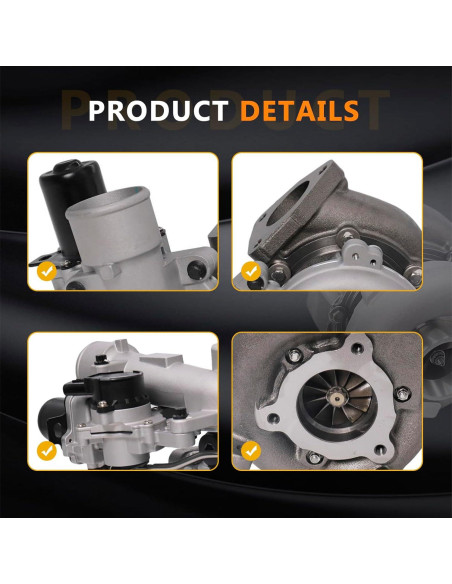 Turbo Cargador TOPAZ 1KD-FTV 3.0L para Toyota Hilux