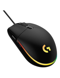 Logitech G203 Ratón Gaming Con Cable 8000 DPI RGB Negro