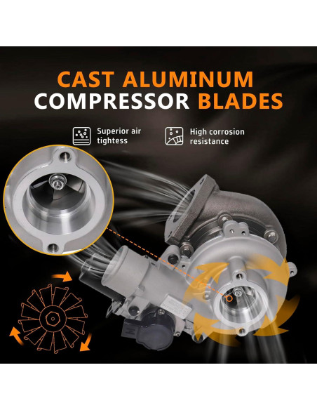 Turbo Cargador TOPAZ 1KD-FTV 3.0L para Toyota Hilux