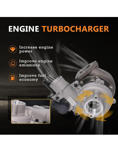 Turbo Cargador TOPAZ 1KD-FTV 3.0L para Toyota Hilux