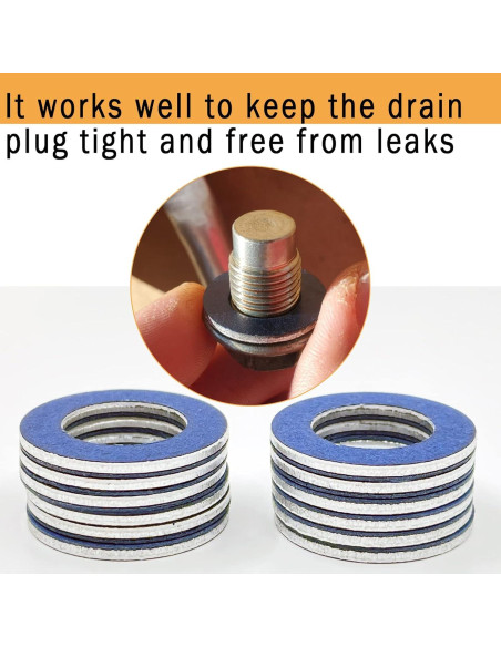 12 Juntas de Drenaje de Aceite Danbojit para Toyota