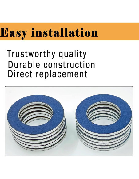 12 Juntas de Drenaje de Aceite Danbojit para Toyota