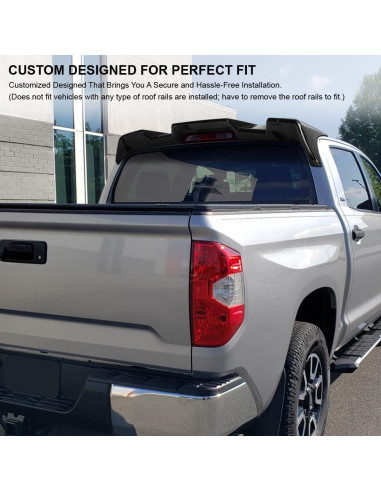 Spoiler de Techo ABS Negro Brillante para Toyota Tundra 2014-2021