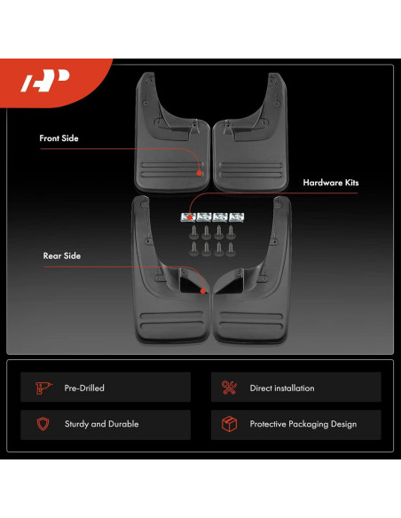 Juego de Guardabarros A-Premium para Toyota Hilux 2005-2014