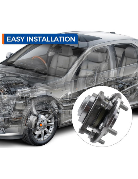 Ensamblaje Rodamiento Cubo Rueda Delantera 2WD MACEL 515040