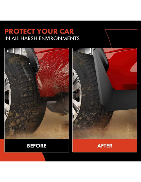 Juego de Guardabarros A-Premium para Toyota Hilux 2005-2014