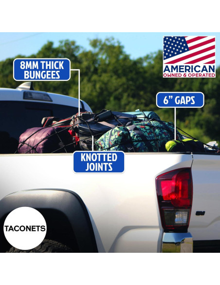 Red de Carga Bungee TacoNets para Toyota Tundra 2007-2024