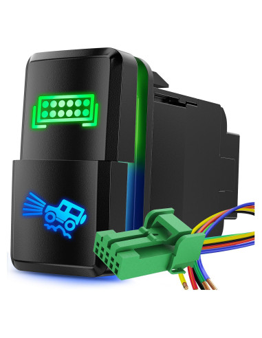 Interruptor Doble Botón Nilight para Luz LED 12V Toyota