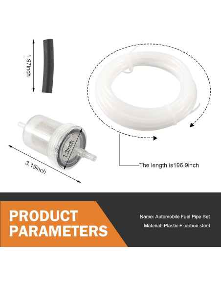 Kit de Reparación de Línea de Combustible Zeathery 5M