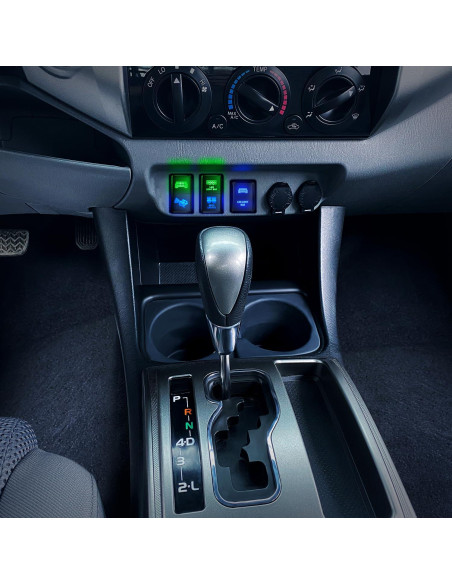 Interruptor Doble Botón Nilight para Luz LED 12V Toyota