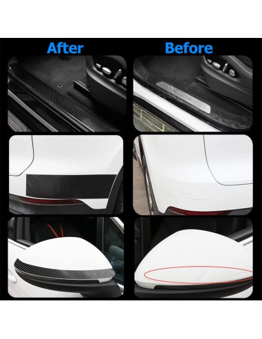 Protector de Bordes de Puerta de Coche Moly Magnolia 5D