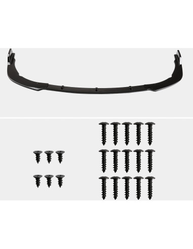 Spoiler Parachoques Frontal Negro Brillante Spec-D Toyota Camry 2018-2020