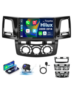 Estéreo de Coche Android 13 METEESER para Toyota Hilux 2005-2014